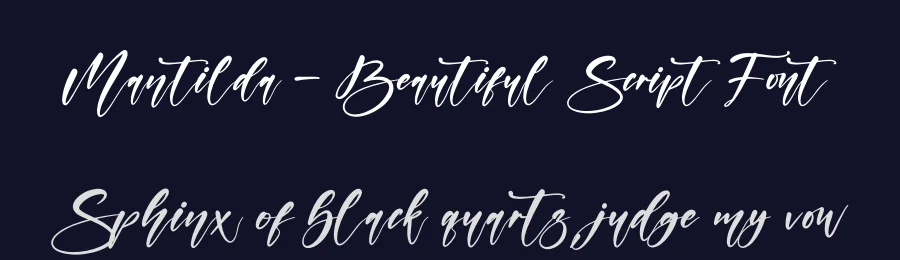 Mantilda – Beautiful Script Font by afterpaper — Script Handwritten Font — thumbnail 2