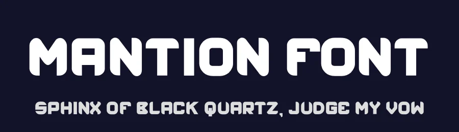 Mantion Font by hayoyuka8 — Display Font — thumbnail 2