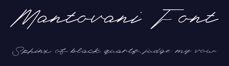 Mantovani Font by zerologic studio — Decorative Font — thumbnail 2