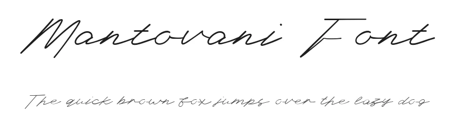 Mantovani Font by zerologic studio — Decorative Font
