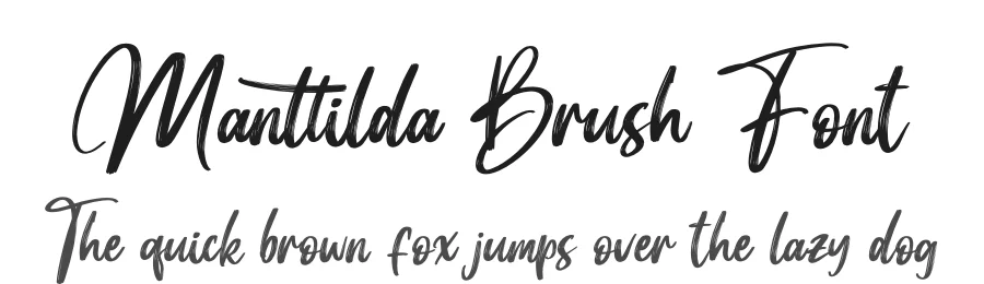Manttilda Brush Font by letterenastudios — Script Handwritten Font