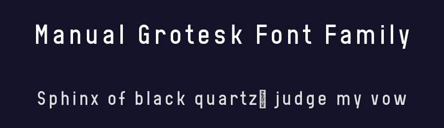 Manual Grotesk Font Family by Setup Type — Sans Serif Font — thumbnail 2