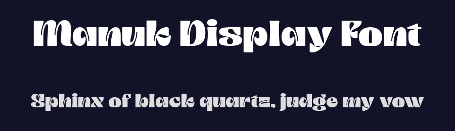 Manuk Display Font by Dantype — Decorative Font — thumbnail 2