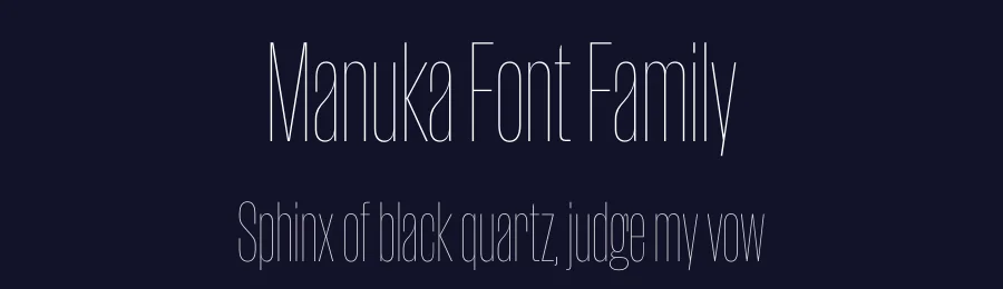 Manuka Font Family by Klim Type Foundry — Decorative Font — thumbnail 2