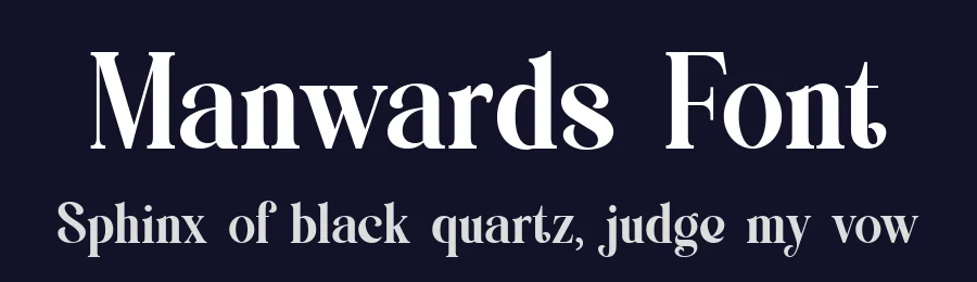 Manwards Font by UICreative — Serif Font — thumbnail 2