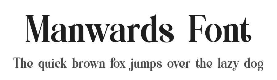 Manwards Font by UICreative — Serif Font