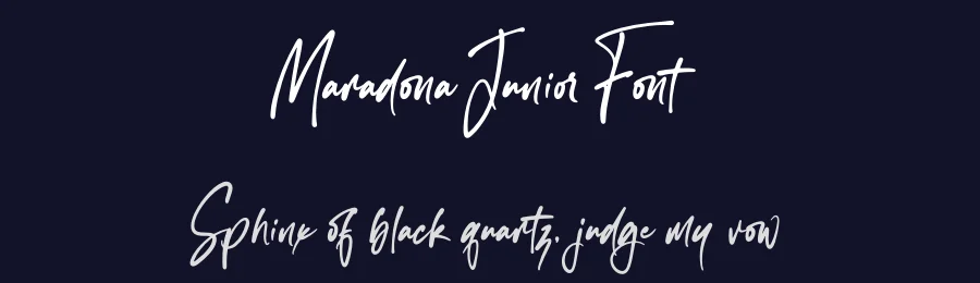 Maradona Junior Font by NJ Studio — Script Handwritten Font — thumbnail 2