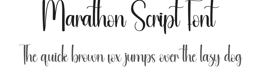 Marathon Script Font by andikastudio β Script Handwritten Font