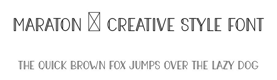 Maraton – Creative Style Font by freshtypeink — Display Font