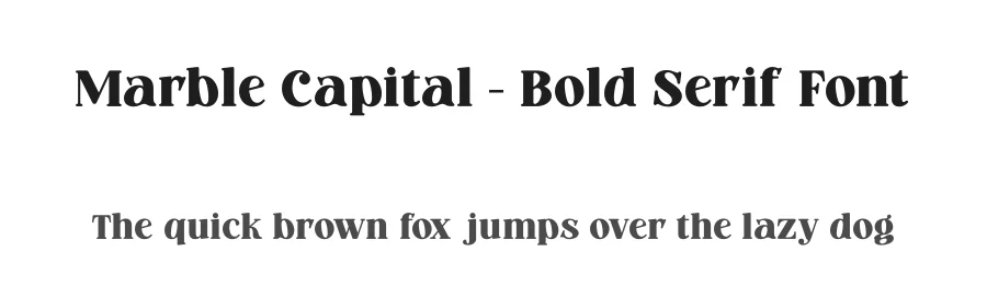 Marble Capital – Bold Serif Font by timelesstype.co — Display Font