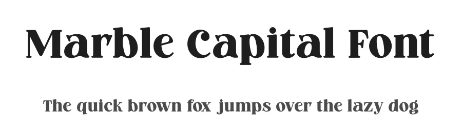 Marble Capital Font by timelesstype.co — Serif Font
