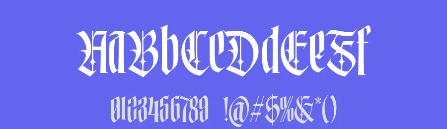 Marble Galaxy Font by alit design — Blackletter Font — thumbnail 3