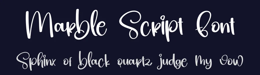 Marble Script Font by creativeletter — Script Handwritten Font — thumbnail 2