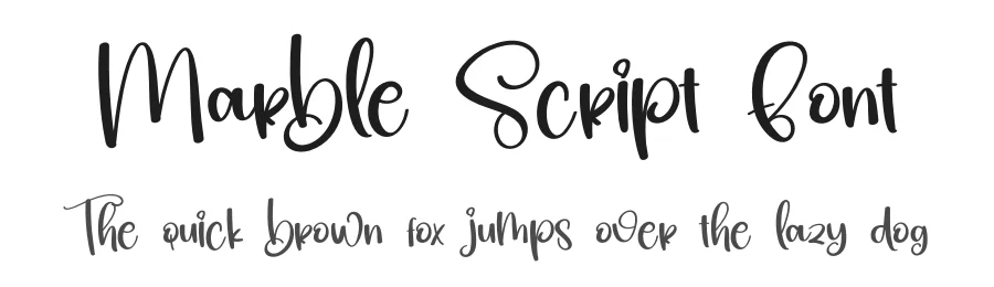 Marble Script Font by creativeletter — Script Handwritten Font