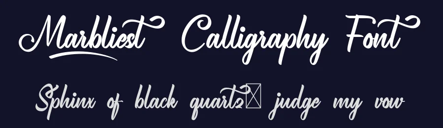 Marbliest Calligraphy Font by nihstudio — Script Handwritten Font — thumbnail 2