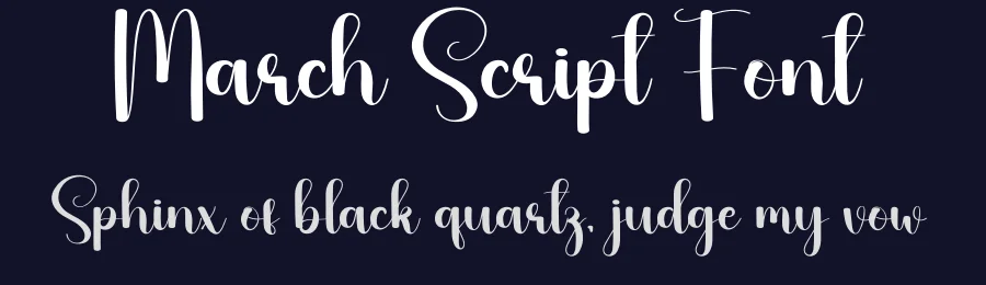 March Script Font by andikastudio — Script Handwritten Font — thumbnail 2