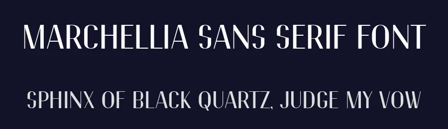 Marchellia Sans Serif Font by Namara Creative Studio — Sans Serif Font — thumbnail 2
