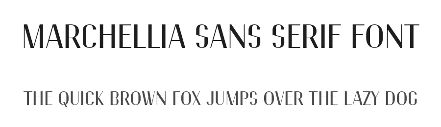 Marchellia Sans Serif Font by Namara Creative Studio — Sans Serif Font