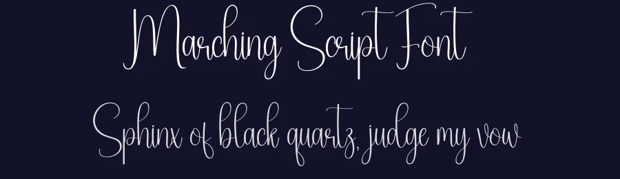 Marching Script Font by creativeletter — Script Handwritten Font — thumbnail 2
