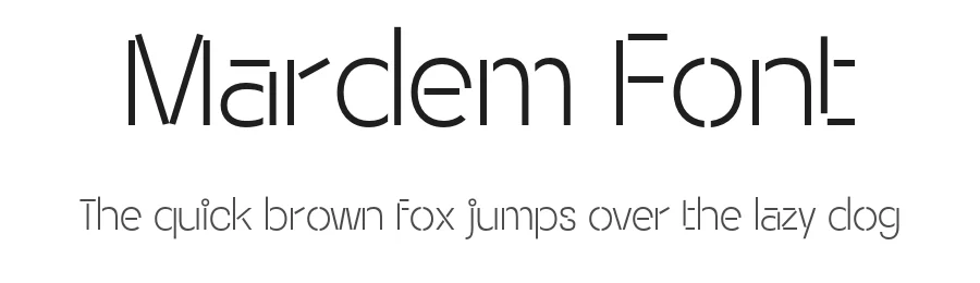 Mardem Font by Drizy — Display Font