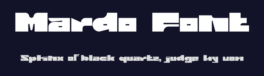 Mardo Font by erifqizefont — Display Font — thumbnail 2