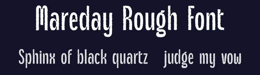 Mareday Rough Font by craftsupplyco — Sans Serif Font — thumbnail 2