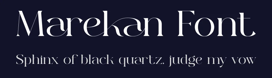 Marekan Font by Muflieart — Serif Font — thumbnail 2