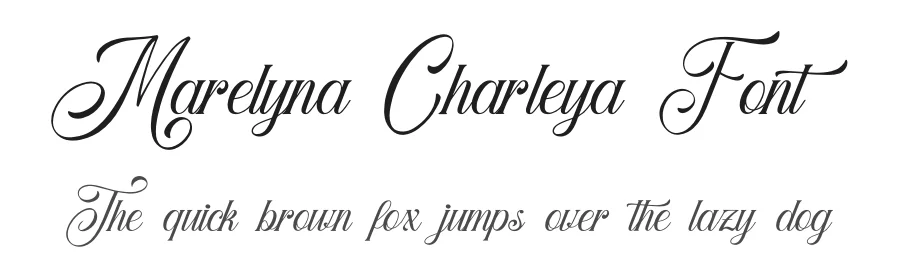Marelyna Charleya Font by Denustudios — Script Handwritten Font
