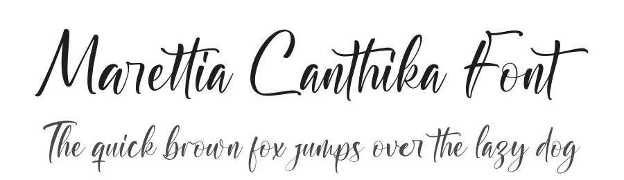 Marettia Canthika Font by letterfabric — Script Handwritten Font