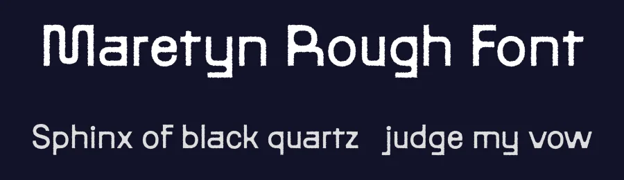 Maretyn Rough Font by craftsupplyco — Sans Serif Font — thumbnail 2