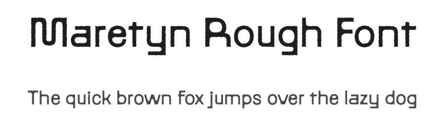 Maretyn Rough Font by craftsupplyco — Sans Serif Font