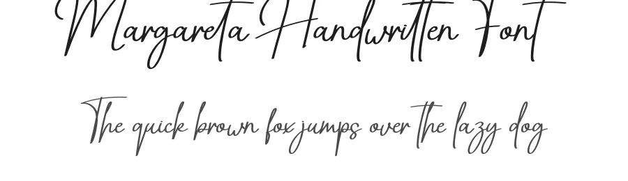 Margareta Handwritten Font by creativeletter — Script Handwritten Font