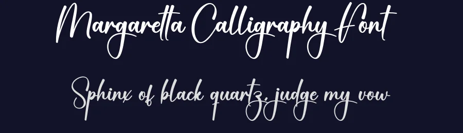 Margaretta Calligraphy Font by creativeletter — Script Handwritten Font — thumbnail 2