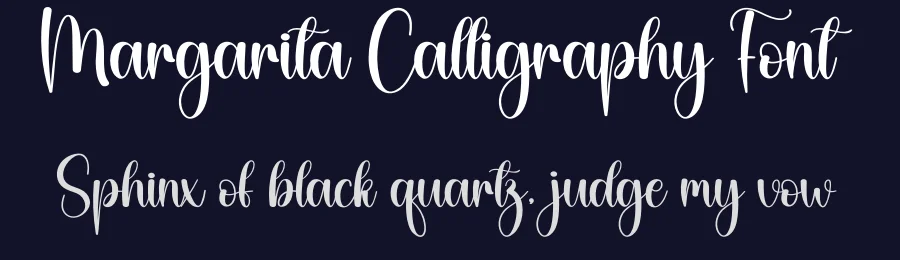 Margarita Calligraphy Font by creativeletter — Script Handwritten Font — thumbnail 2