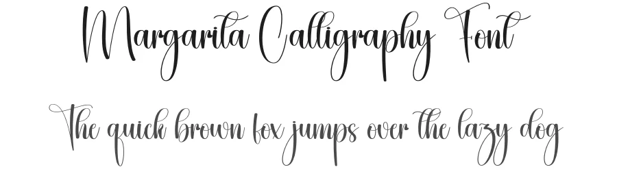 Margarita Calligraphy Font by creativeletter — Script Handwritten Font