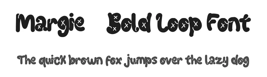 Margie – Bold Loop Font by Dhabee — Decorative Font