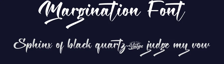 Margination Font by VinType — Script Handwritten Font — thumbnail 2