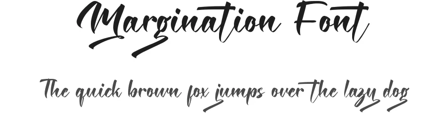 Margination Font by VinType — Script Handwritten Font