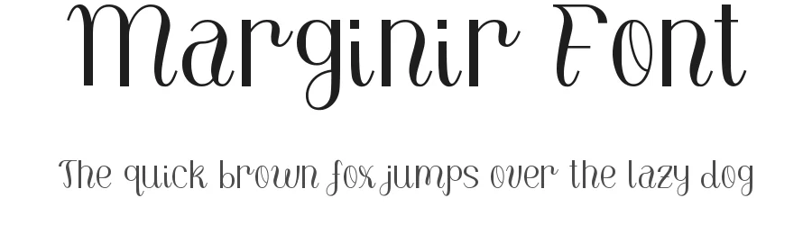Marginir Font by RaisProject — Display Font