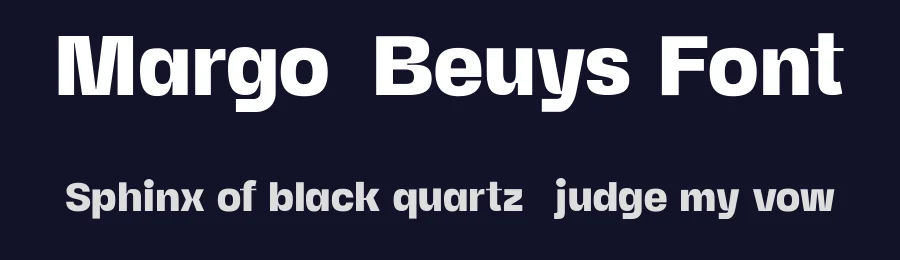 Margo+Beuys Font by Giulia Boggio — Sans Serif Font — thumbnail 2