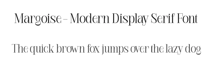 Margoise – Modern Display Serif Font by timelesstype.co — Display Font