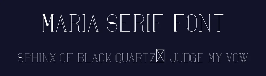 Maria Serif Font by vp_creative_shop — Serif Font — thumbnail 2