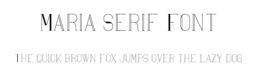 Maria Serif Font by vp_creative_shop — Serif Font
