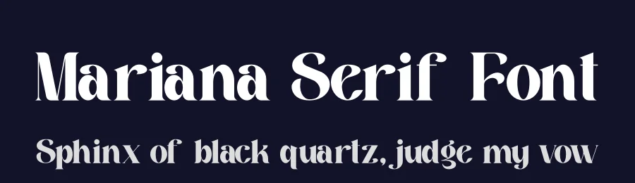 Mariana Serif Font by Storytype — Serif Font — thumbnail 2