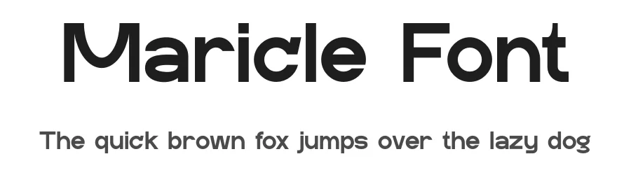 Maricle Font by Marvadesign — Sans Serif Font