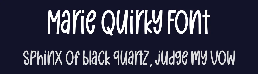 Marie Quirky Font by Siapgraph — Script Handwritten Font — thumbnail 2