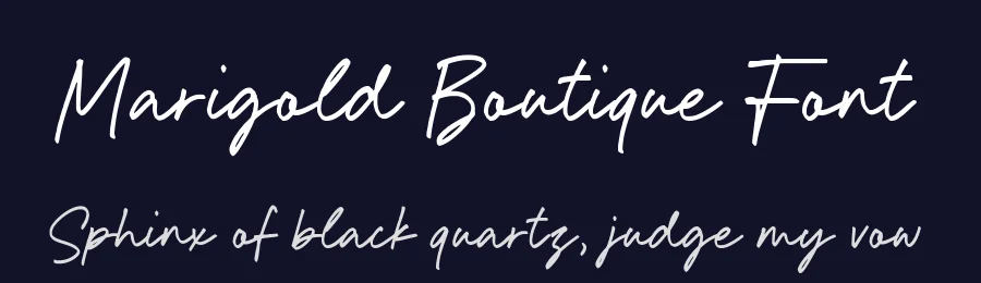 Marigold Boutique Font by Timur type — Script Handwritten Font — thumbnail 2