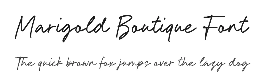Marigold Boutique Font by Timur type — Script Handwritten Font