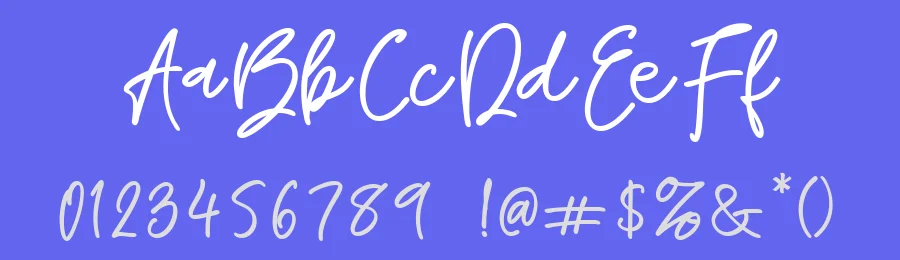 Marigold Symphony Font by letterhanna — Script Handwritten Font — thumbnail 3