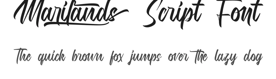 Marilands Script Font by RaisProject — Script Handwritten Font